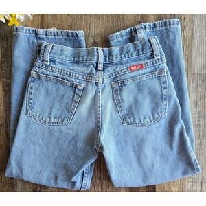 Vintage Y2K Wrangler Blue Jeans Youth Size 10 Regular Denim Classic Straight Leg